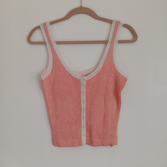 shanie jacobs Tops - NWOT VINTAGE Shanie Jacobs Hand knit Crop Top